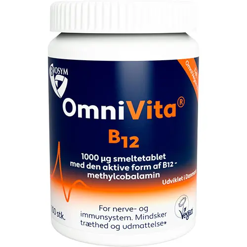 Biosym Omnivita B12 | 100 tabletter
