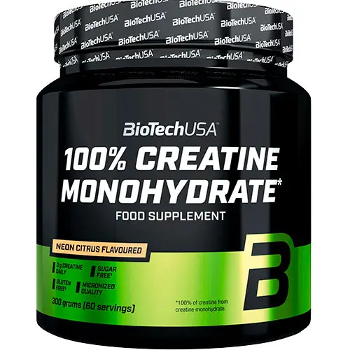 BioTechUSA Creatine Monohydrate 300 g | Neon Citrus