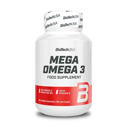 BioTechUSA Mega Omega 3 | 90 kapslar