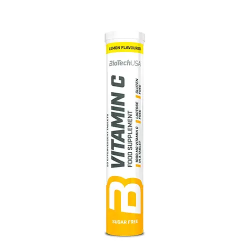 BioTechUSA Vitamin C Effervescent | 20 tabletter
