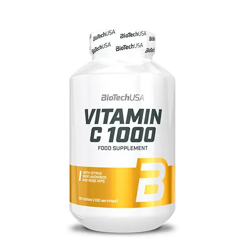 BioTechUSA Vitamin C1000 | 100 tabletter