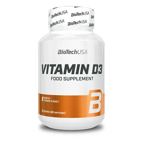 BioTechUSA Vitamin D3 Tabletter | 60 tabletter