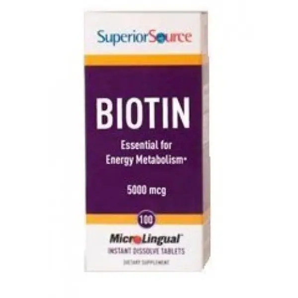 Biotin, 5000 µg, 22 g