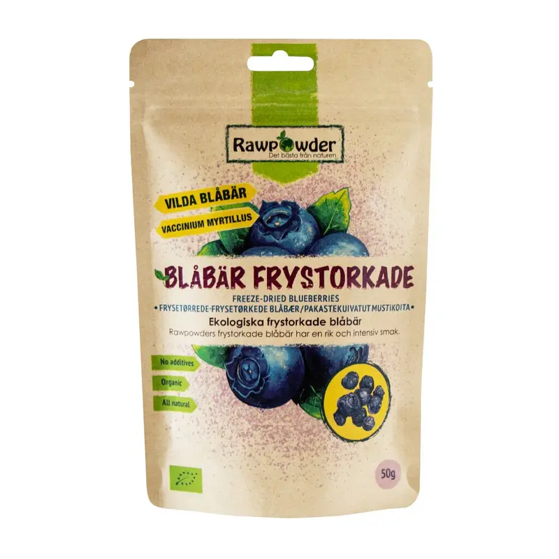 Blåbär frystorkade