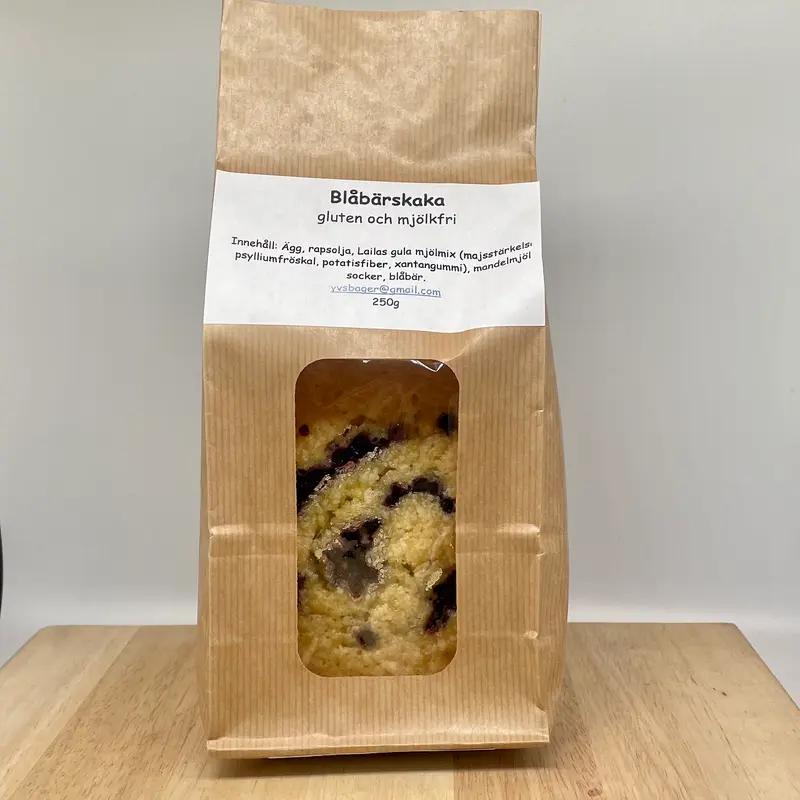 Blåbärskaka Gluten & Mjölkfri