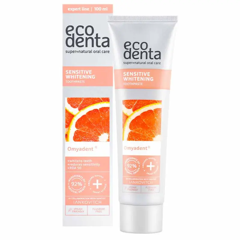 Blekande tandkräm för känsliga tänder, Sensitive Whitening Omyadent®, 100 ml