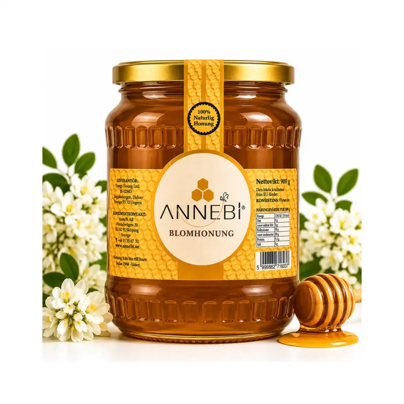 Blomster Honung ANNEBI 500g - Äkta honung från Ungerns gårdar!