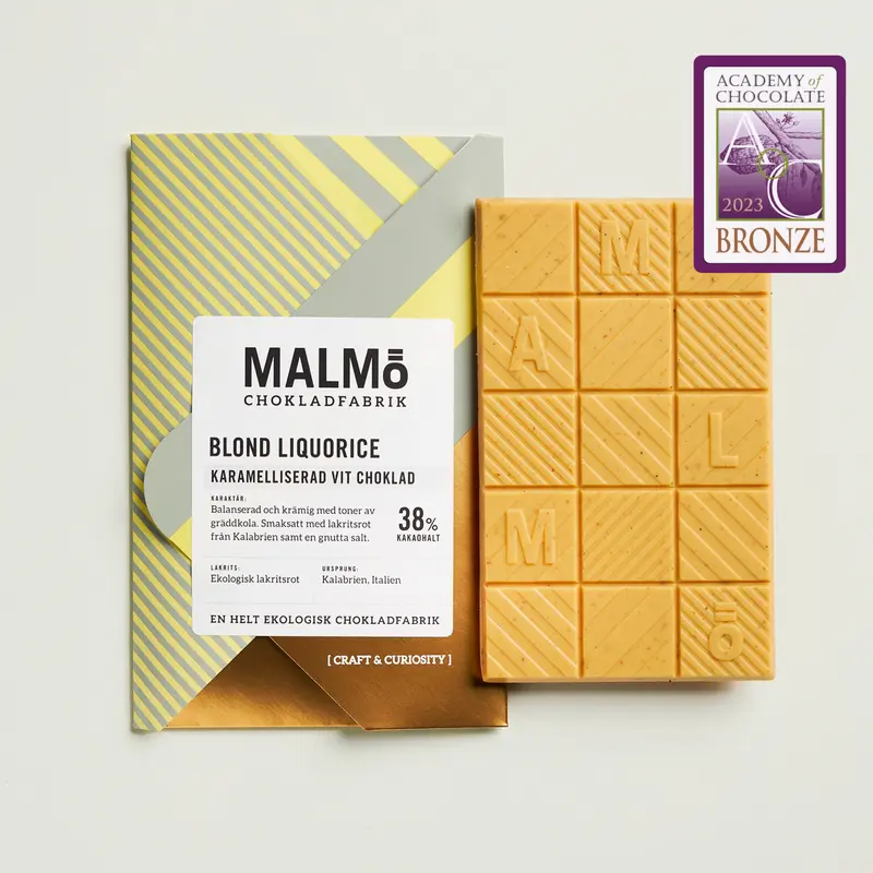 Blond liquorice 38% - chokladkaka