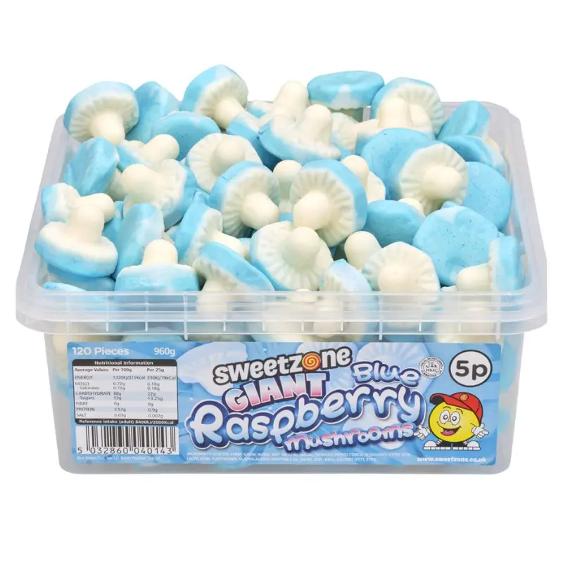 Blue Raspberry Mushrooms 900g