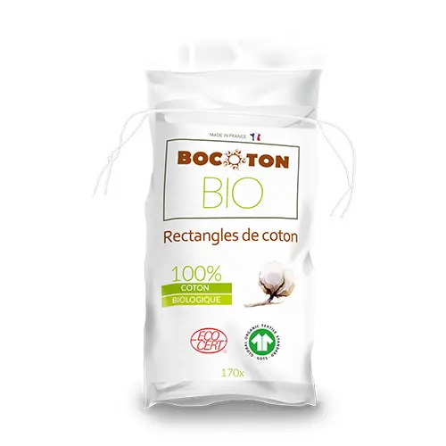 Bocoton Bio Rektangulära Bomullsrondeller EKO