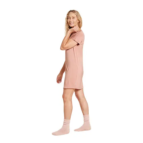 Boody Goodnight Nightdress Dusty Pink| Stl. M