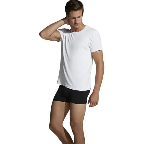 Boody Men´s Crew Neck T-shirt Vit | Stl. XL