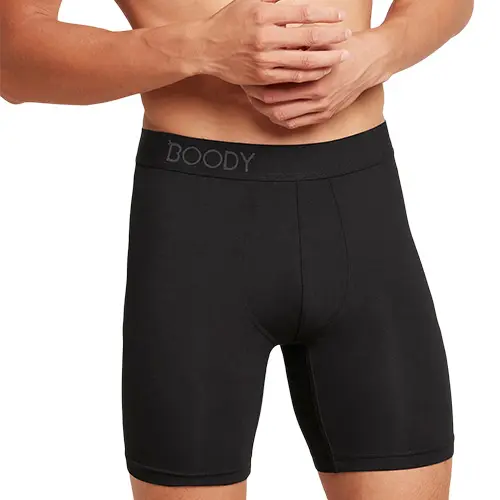 Boody Men´s Everyday Longer Boxers Svart | Stl. M
