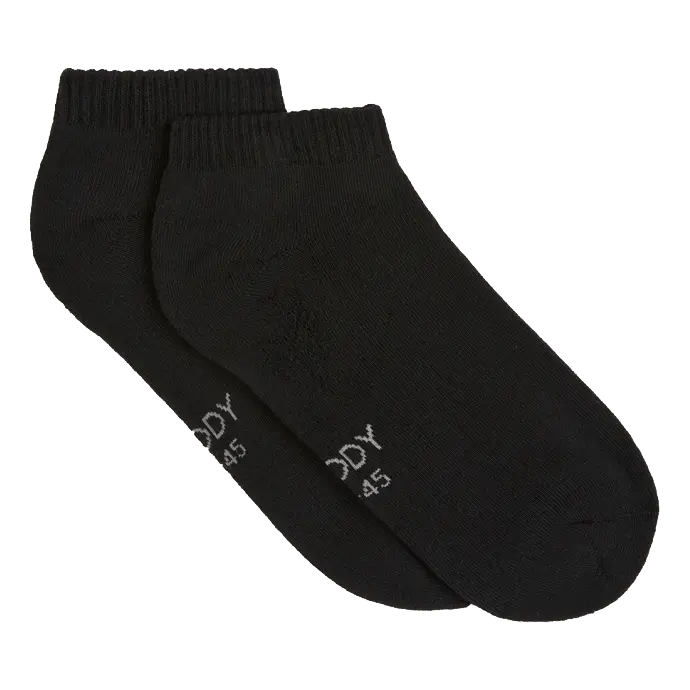 Boody Men´s Low Cut Socks Svart | Stl. 38-45