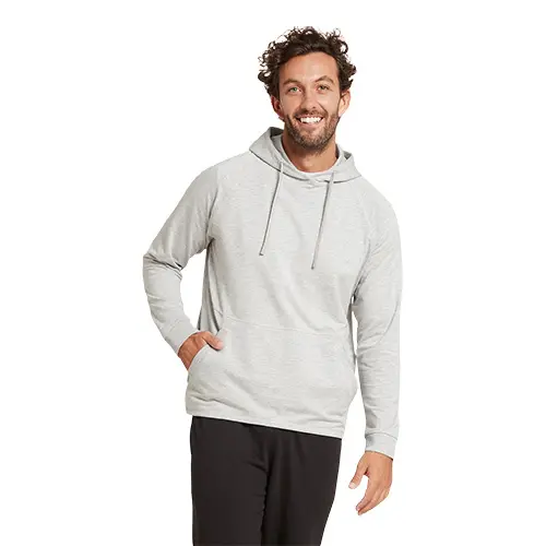 Boody Men´s Weekend Pullover Hoodie Grey Marl | Stl. S