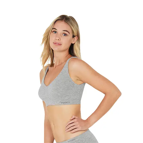Boody Shaper Crop Bra Ljusgrå | Stl. M