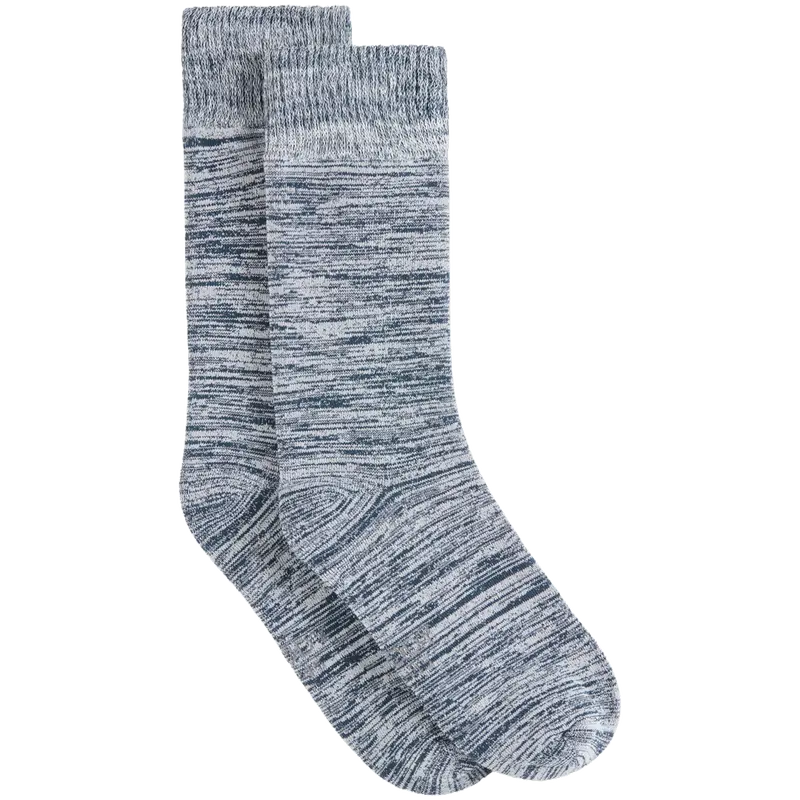 Boody Women´s Chunky Bed Sock | Duvgrå/storm Space Dye