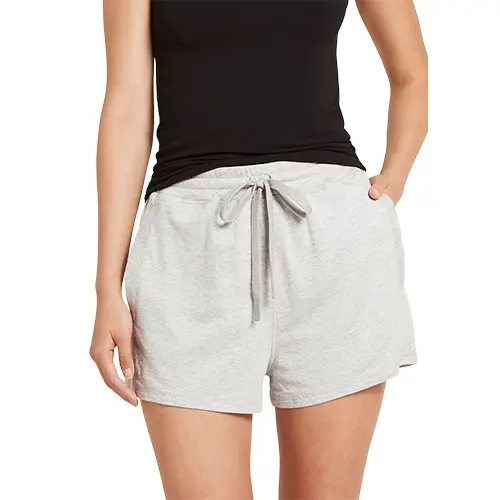 Boody Women´s Weekend Sweat Short Grey Marl | Stl. M