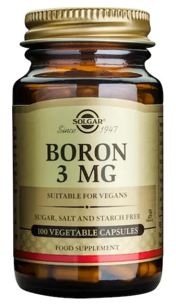 Boron, 20 g, 100 vegetabiliska kapslar