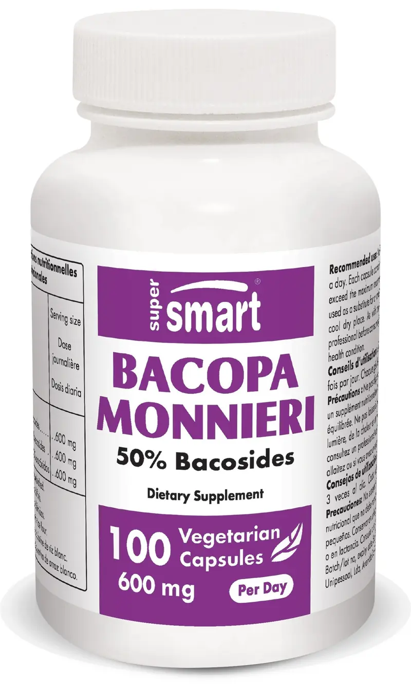 Brahmi, dvs. bacopa monnieri, 250 mg