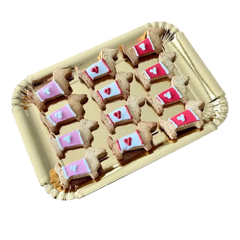 Bricka med 12 Taxformade Kex med Hjärta 180g