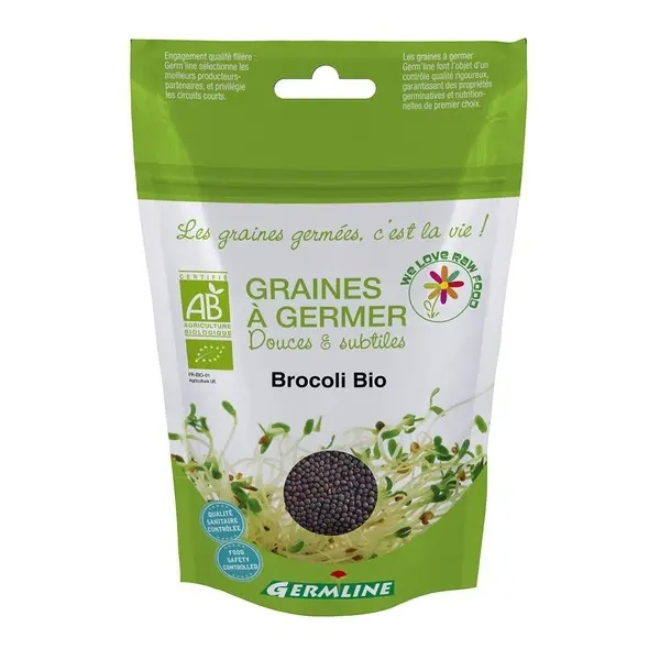 Broccolifrön för groddning (Brassica rapa cymosa), 150 g