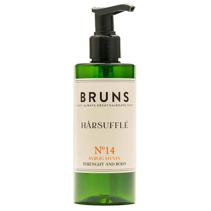 BRUNS Nr14 Hårsuffle Syrlig Mynta 200 ml