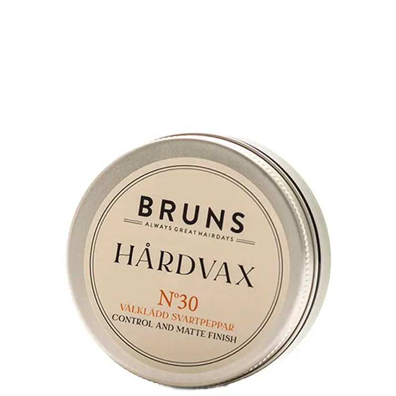 BRUNS Nr30 Välkladd Svartpeppar Hårdvax 50 ml
