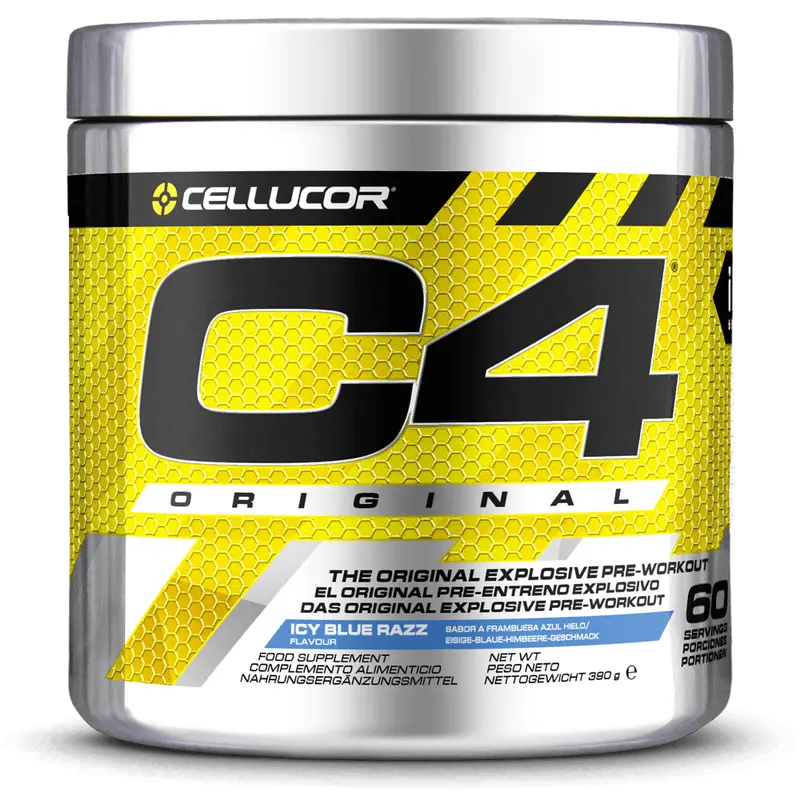 C4 Pre-Workout Icy Blue Razz - 60 serv.