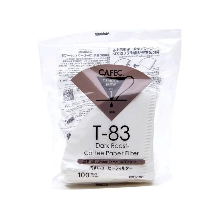 Cafec T-83 - Dark Roast - Pappersfilter - Cup - 100pcs