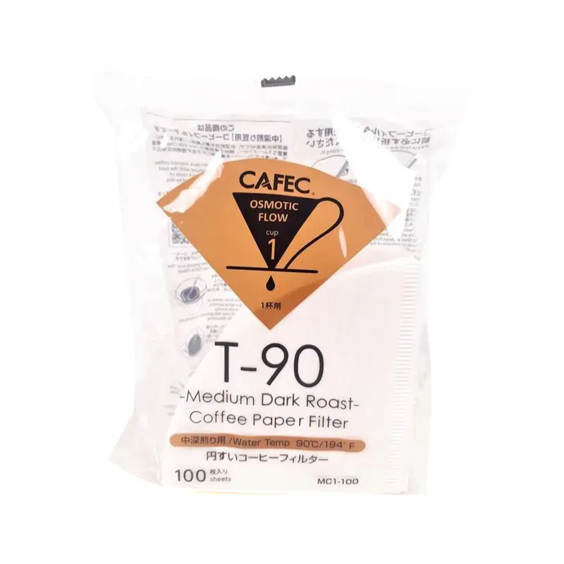 Cafec T-90 - Medium-Dark Roast - Pappersfilter - Cup1 - 100pcs