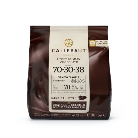 Callebaut 70-30-38 Mörk Choklad 70,5% 400g