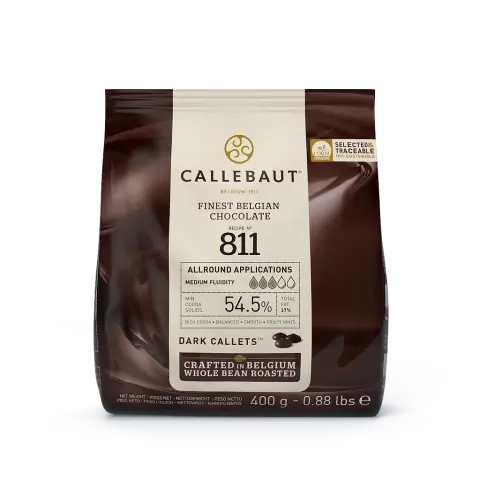 Callebaut 811 Mörk Choklad 54,5% 400g