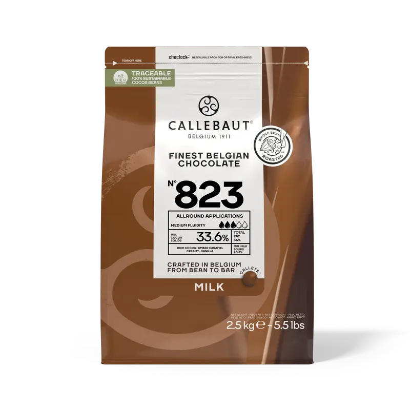 Callebaut 823 Mjölkchoklad 33,6% 2,5kg