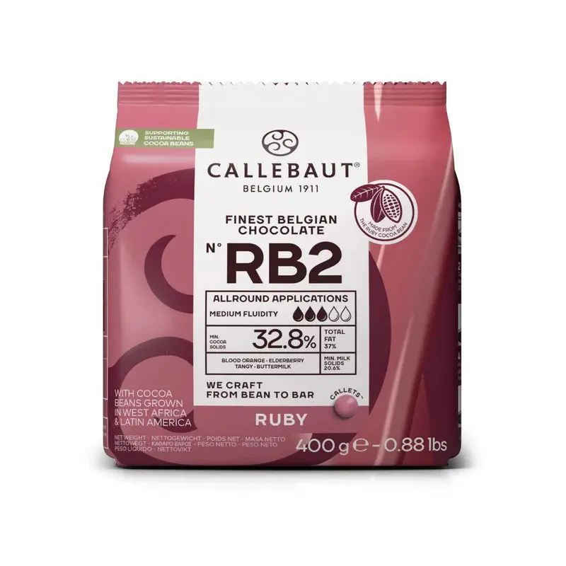 Callebaut RB2 Ruby Choklad 32,8% 400g