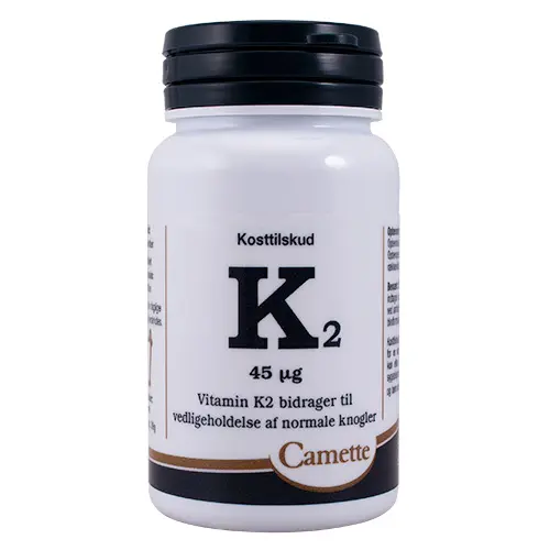 Camette K2 Vitamin 45 Mcg. | 180 tabletter