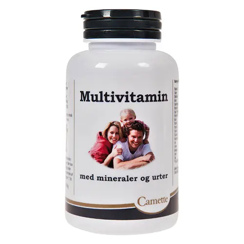 Camette Multivitamin Med Mineraler | 120 tabletter