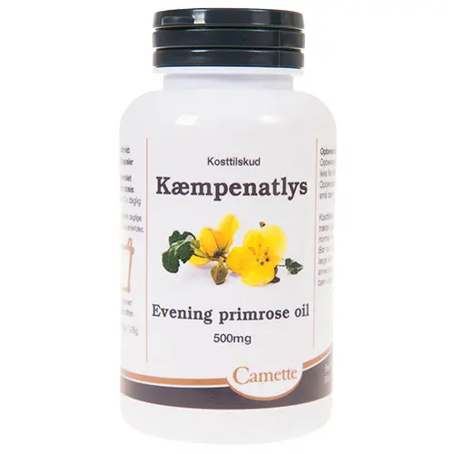 Camette Nattljusolja Evening Primrose oil | 180 kapslar