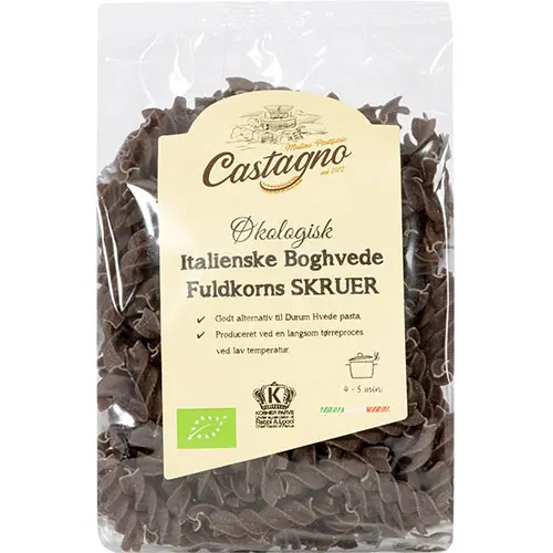 Castagno Bovete Skruvar Fullkorn Ekologisk | 250 g