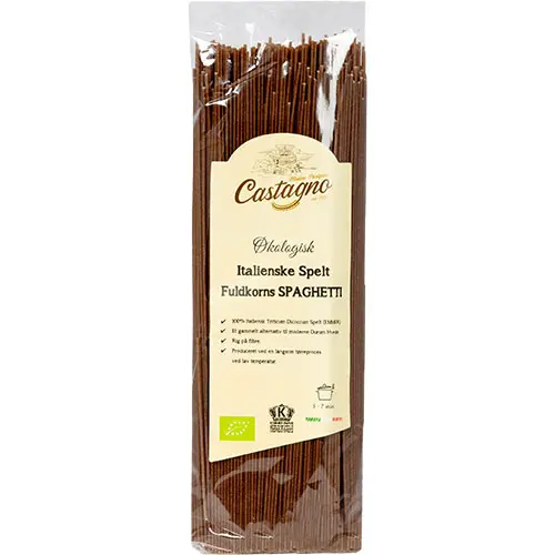 Castagno Dinkel Spaghetti Fullkorn Ekologisk | 500 g