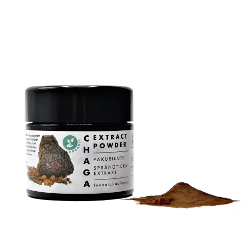 Chaga-extraktpulver, 30 g, Kääpä Mushrooms