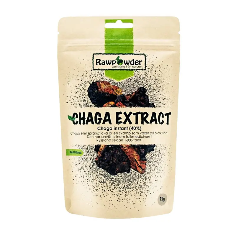 Chaga instant 40% extrakt, 75g