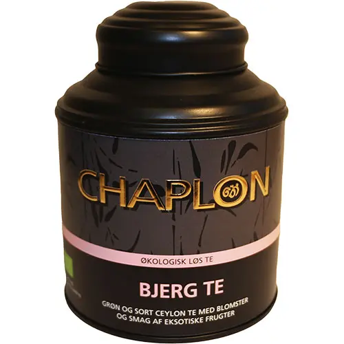 Chaplon Bergblomma Svart/Grön Te i Burk EKO | 160 g