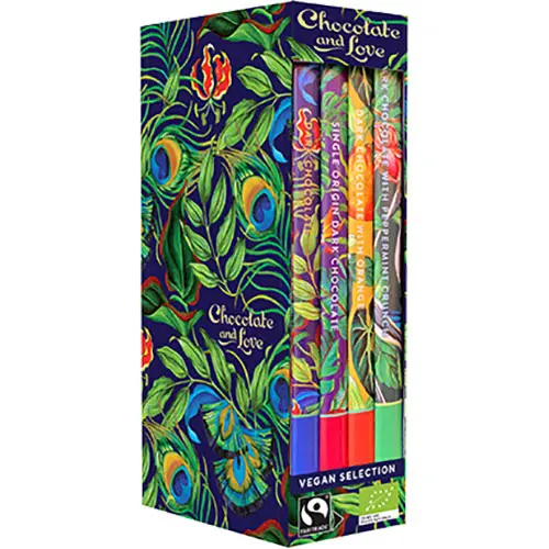 Chocolate and Love Library Box Vegan Choklad Ekologisk från | 320 g