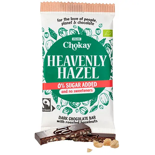 Chokay Chokladbar Ekologisk 70 g | Heavenly Hazel