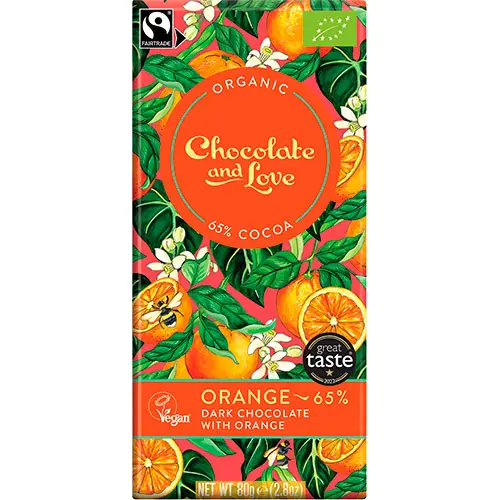 Choklad Orange 65% Ekologisk från