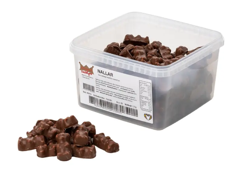 Chokladnalle 1,2Kg Franssons. Storpack