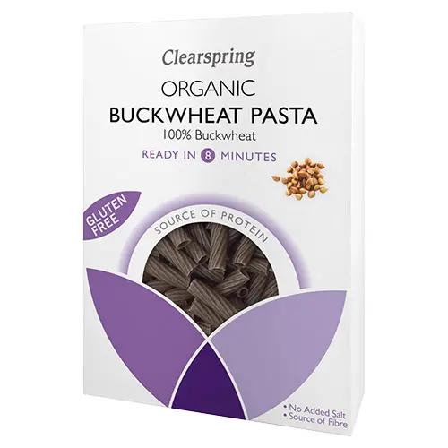 Clearspring Bovetepasta Tortiglioni Økologisk Glutenfri | 250 g