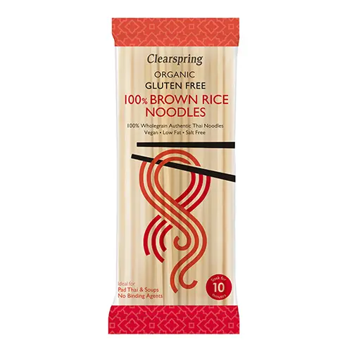 Clearspring Bruna Risnudlar Glutenfri | 200 g