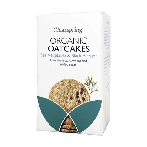 Clearspring Havrekex | Havstång & Peppar